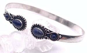  natural stone lapis lazuli bangle -A1