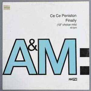 Ce Ce Peniston / Finally (12'' Choice Mix) / ヴォーカル・ハウス・クラシック / David Morales / Def Mix / UK盤