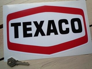 ◆送料無料◆ 海外 Texaco Plain Text Logo テキサコ 250mm ステッカー