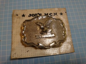 ●レアJOE'S M.C.N.ビンテージベルトバックルYAMAHAヤマハ未開封品