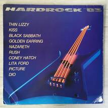 HARD ROCK ’83　オランダ盤 ポスター THIN LIZZY KISS BLACK SABBATH RUSH LITA FORD NAZARETH GOLDEN EARRING DIO PICTURE CONEY HATCH_画像1