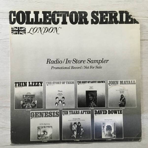 COLLECTOR SERIES PROMO US盤　THIN LIZZY GENESIS DAVID BOWIE TEN YEARS AFTER SAVOY BROWN　THEM JOHN MAYALL