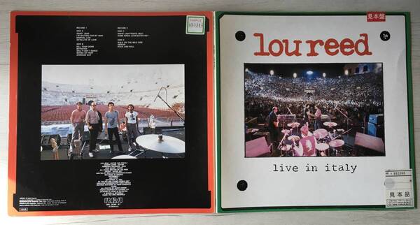 LOU REED LIVE IN ITALY PROMO 帯なし