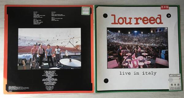 LOU REED LIVE IN ITALY PROMO　帯なし