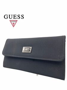 ●超美品●超高級●GUESS●ゲス●ブランド●ブラック●長財布●財布●メンズ●レディース●お洒落●GA016