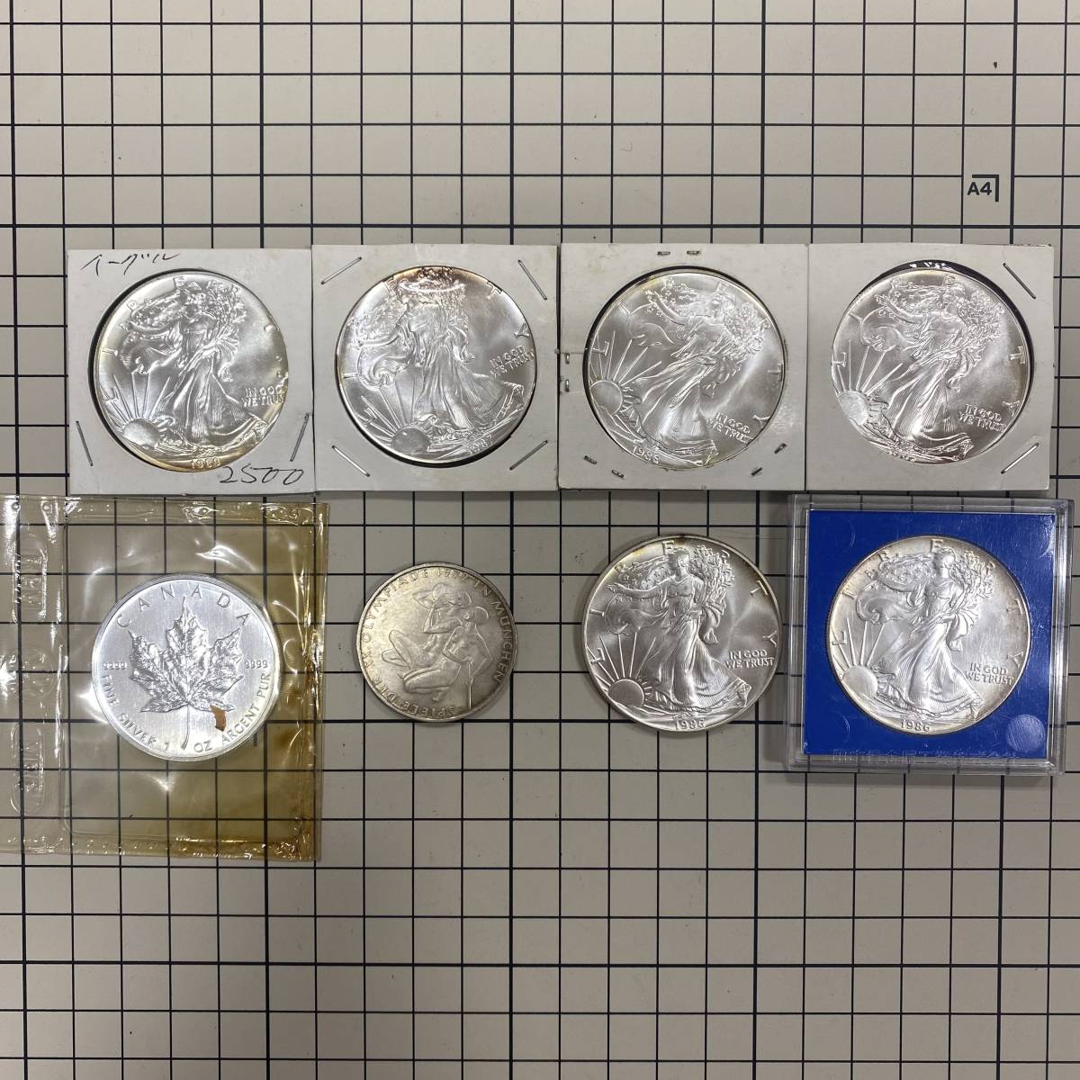 ヤフオク! -「イーグル 銀貨」(地金) (貨幣)の落札相場・落札価格