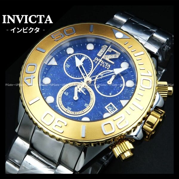 最高級★ダイヤ＆ラピスラズリ文字盤 INVICTA Reserve 45372 インビクタ　リザーブ