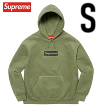 S 23SS Supreme Inside Out Box Logo Hooded Light Olive S シュプリーム インサイド アウト ボックス フーデッド パーカー 新品 Small_画像1