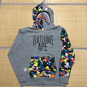 A BATHING APE BAPE KAWS MULTI CAMO マルチカモ　HOODIE パーカー　スウェット　SHARK XL BABY MILO STA ベビーマイロ　シャークパーカー