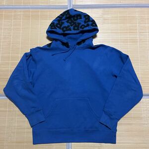 22aw Supreme Scattered Applique Hooded Sweatshirt パーカー　スウェット　BLUE ブルー　S 
