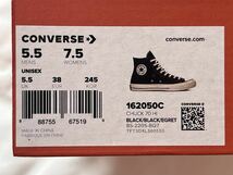 CONVERSE CT70 コンバース チャックテイラー ハイカット スニーカー キャンバス 162050C サイズ24.5cm 黒 匿名配送 未使用_画像5