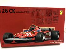プラモデル　1/20 フェラーリ 126CK カナダGP 1981 未組立_画像1