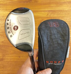 オノフ 2010 ONOFF FAIRWAY WINGS 18° 純正カーボンR SMOOTH KICK MP-510U カーボンシャフト カバーあり ユーティリティ ウッド型 U3 AKA