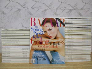 z6-2〔ハーパーズ・バザー〕1995年～2002年 不揃い まとめ売り 58冊+VOGUE1冊 Harper’s Bazaar 洋雑誌 HEARST MAGAZINES