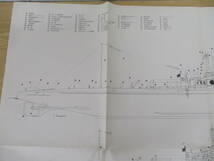 c10-2（軍極秘 完成図 伊58）永久保存 尺度 1/110 舷外側面 艦内側面 上部平面 伊号第五十八潜水艦 日本海軍 昭和12年 図面 現状渡し_画像3