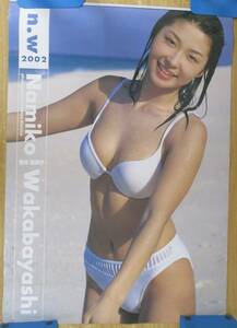 d10-5 『 若林菜美子 2002 カレンダー 』グラビア アイドル　当時物　レア