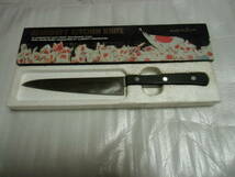 即決 ALMIGHTY KITCHEN KNIFE 万能 キッチン ナイフ 包丁 made in Japan HI-CARBURETED RUST-PROOF STEEL マダム_画像1