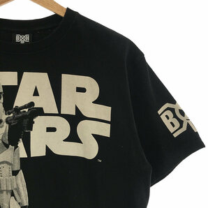 BOUNTY HUNTER / バウティハウンター | ×STARWARS スターウォーズコラボ ストームトルーパー プリント Tシャツ | M | ブラック | メンズの画像2