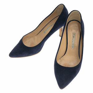 PELLICO / Perry ko| ANDREA Andre a suede po Inte dotu heel pumps | 37 | navy | lady's 