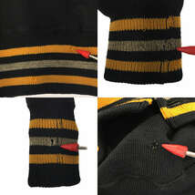 VINTAGE / ヴィンテージ古着 | 40s～ PEERLESS STADIUM Shaker Sweater Co. USMA カデット ニット ジャケット | ブラック | メンズ_画像9