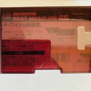 MARVEL マーベル メジャー 巾 レッド 赤色 レッド 25mm/長さ5.5m JBM2555 JOB MASTER クリアケース付き 大工道具 鉄工・建築・土木作業の画像5