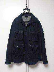 21FW Engineered Garments Explorer Shirt Jacket 10oz Broken Denim エンジニアードガーメンツ エクスプローラーシャツ ジャケット