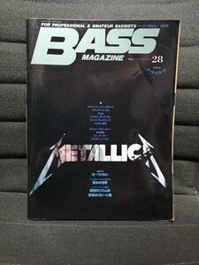 BASS MAGAZINE VOL.28 平成3年 1991年 9月 ★ メタリカ バカボン鈴木 松井常松 オリジナルラブ Original Love Body Fresher　ベーススコア