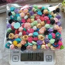 デコパーツ 薔薇 花 プラパーツ バラ ハンドメイド 材料 レジン ビーズ パーツ ネイル アート 材料 レジン 大量 かわいい 手芸 ネイル_画像6