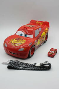 ディズニー ポップコーンバケット＋ミニカー 良品 カーズ Cars（検索：ミッキーマウス/ミニー/ピクサー/Pixar/キッズ/バケツ/バスケット)