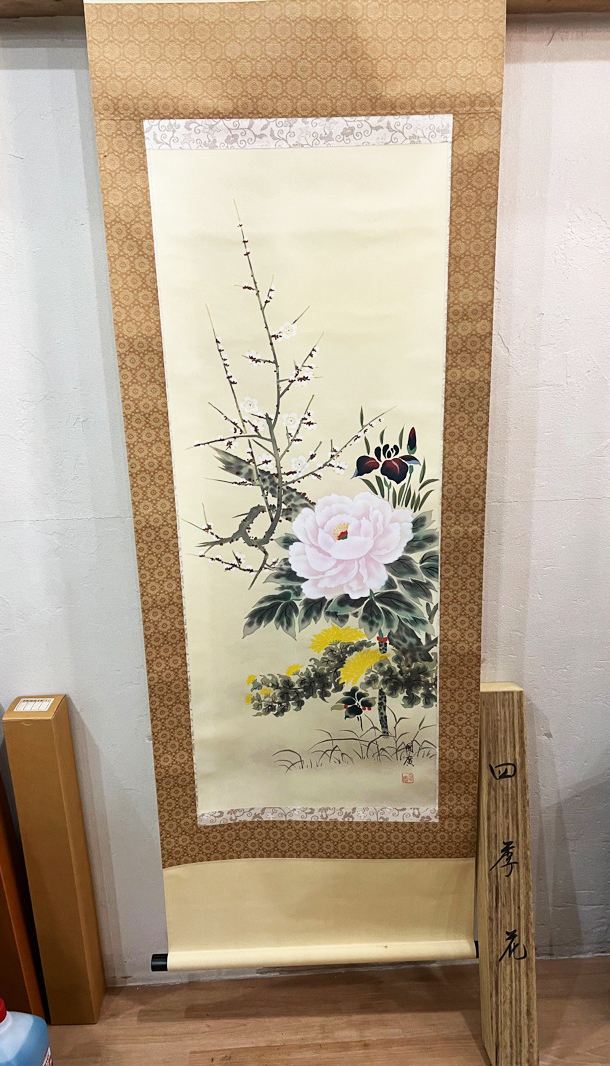 2023年最新】ヤフオク! -掛け軸 四季花の中古品・新品・未使用品一覧