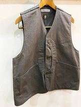 MOUNTAIN RESEARCH マウンテンリサーチ別注 BAMBOOSHOOTS/バンブーシュート HuntingVest ハンティングベスト スミクロ M 40'sデザイン★_画像4