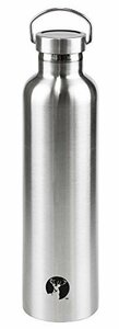 キャプテンスタッグ(CAPTAIN STAG) スポーツボトル 水筒 直飲み ダブルステンレスボトル 真空断熱 HDボトル 600ml シルバー