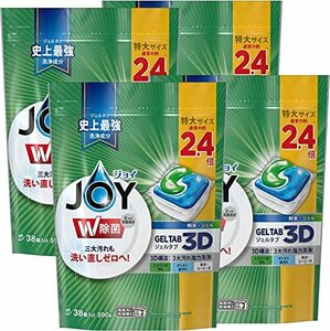 【ケース販売】ジョイ ジェルタブ 食洗機用洗剤 38個×4袋