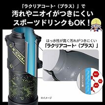 象印マホービン 水筒 シームレスせん スポーツタイプ 大容量 1.0L 直飲み ステンレスクールボトル レッドブラック せんとパッキン一体化 お_画像5