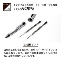 ボールペン モンテベルデ パロマ 回転式 クラシックアイスブルー/1919115/3380/送料無料メール便 箱無し ポイント消化_画像8