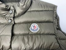 MONCLER モンクレール LIANE GILET Lianeジレ オリーブグリーン モスグリーン カーキ ダウンベスト ベスト レディース サイズ3 アパレル_画像6