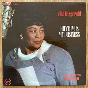 ◆ELLA FITZGERALD/エラ・フィッツジェラルド◆US盤LP/RHYTHM IS MY BUSINESS//VERVE RECORDS//V6-4056