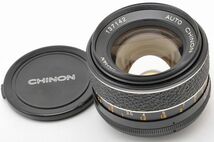 AUTO CHINON 55mm F1.4 M42 オート チノン Ｍ４２ キャップ 富岡光学 日本製 JAPAN 55/1.4 5.5 14_画像1