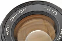 AUTO CHINON 55mm F1.4 M42 オート チノン Ｍ４２ キャップ 富岡光学 日本製 JAPAN 55/1.4 5.5 14_画像2