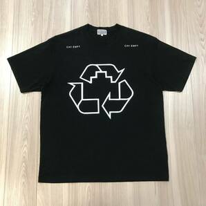 XL C.E CAVEMPT ZIGGURAT CYCLE Tee BIG made in japan 日本製 シーイー リサイクル サイクル ロゴ プリント ビッグ ブラック Tシャツ