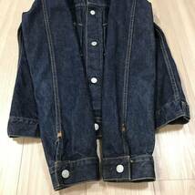 Denime 2nd type 507 MADE IN JAPAN 14.5oz denim jacket 42ドゥニーム タイト セカンド デニム ジャケット 日本製 トラッカー ビンテージ_画像6