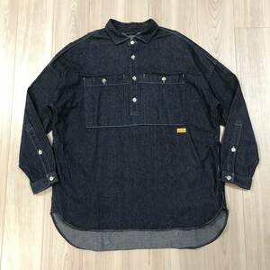 NATAL DESIGN DENIM SHIRTS 3rd BIG LONG ネイタルデザイン サード ワーク デニム シャツ エプロン ビンテージ ロング ビッグ プルオーバー