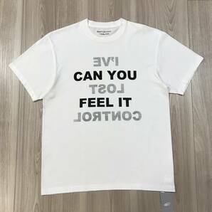 XL BEAMS DARYLSTUDIO T.B. Brothers can you feel it I’ve lost control TEE dj ビームス プリント ロゴ ホワイト ブラック Tシャツ