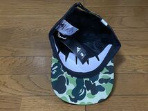 BAPE ADIDAS GOLF CAP アディダス ベイプ ゴルフキャップ フリーサイズ 正規品_画像4