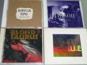 CD レベッカ アルバム4枚セット REBECCA TIME/Poison/BLOND SAURUS/OLIVE