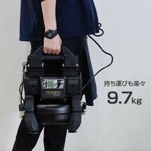 ミナト エアーコンプレッサー デジタル制御 CP-51DX (100V／小型／オイルレス／アルミ製タンク) KOB418_画像10