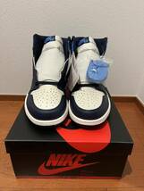 US13 31cm 未使用 国内正規 NIKE AIR JORDAN 1 RETRO HIGH OG OBSIDIAN UNC エアジョーダン1_画像2