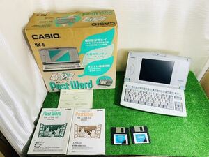 【ジャンク品】CASIO カシオ HXー5 Post Word ポスト ワード ワープロ コード欠品 i3 