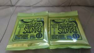 ERNIE BALL 2221 REGULAR SLINKY エレキギター弦〈アーニーボール〉　２セット　■b1 mg1