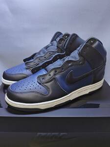 【試着のみ】FRAGMENT × NIKE DUNK HIGH CITY PACK "MIDNIGHT NAVY" フラグメント ナイキ ダンクハイ　28cm